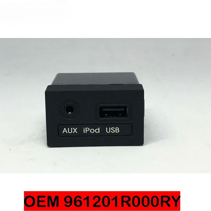 FOR Genuine 961201R000RY JACK ASSY AUX & USB For Hyundai 2011 2012 2013 Accent Solaris USB Reader iPod AUX Port Adapter Assy