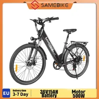 SAMEBIKE RS-A01 Pro LCD Display Electric Bicycle 500W Motor 36V15AH Lithium Battery Electric Bike 26 Inch Off-Road Tire E-Bike
