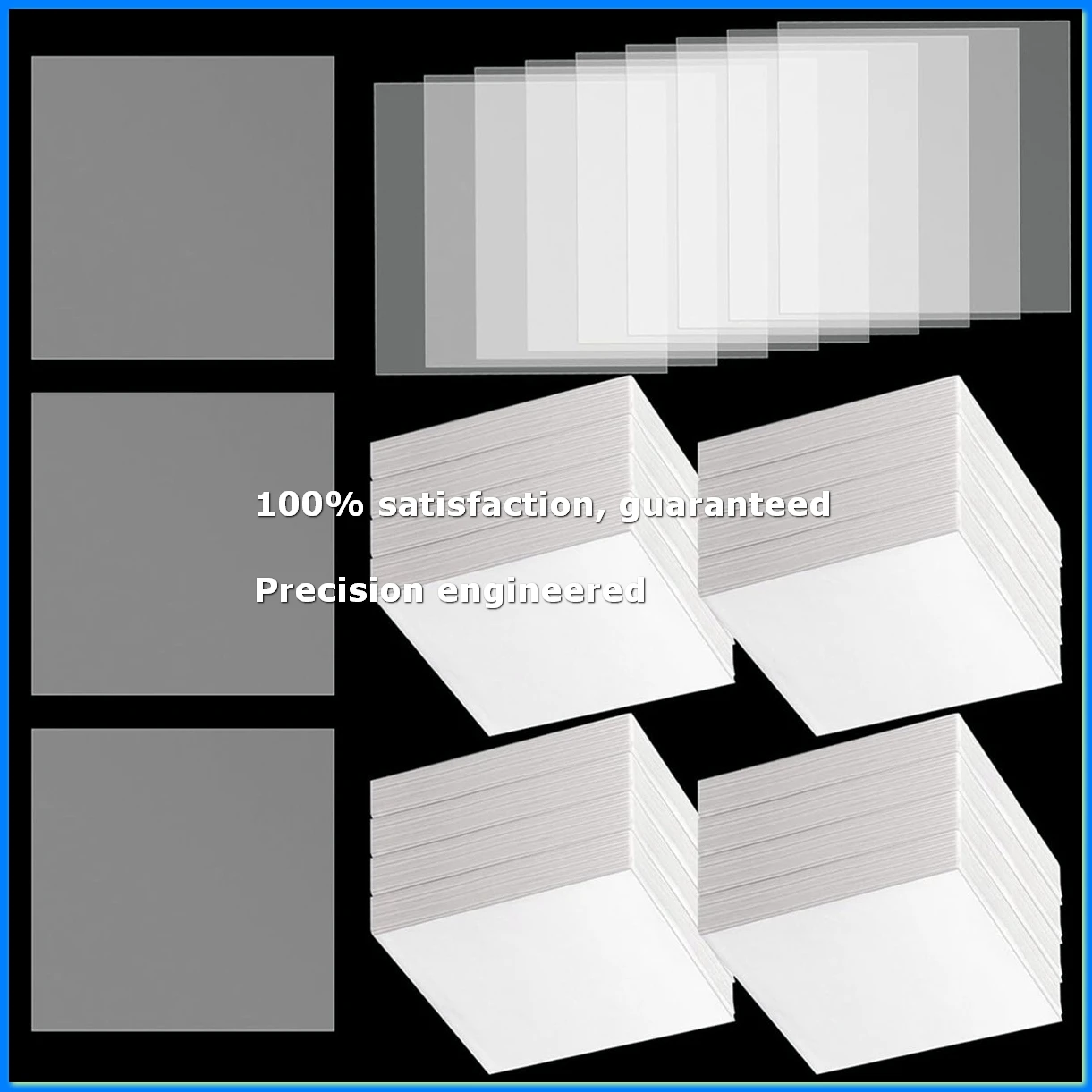 2000 Pcs Cellulose Weighing Paper Sheet Laboratory Sample Weighing Paper Weigh Papers, Nitrogen Free, 4 x 4 Inches-A49I
