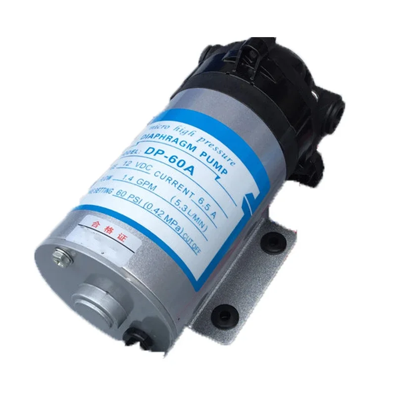 

DP-60A Type 20W High Pressure Self-Priming Diaphragm Water Pump DC12V 5M Suction