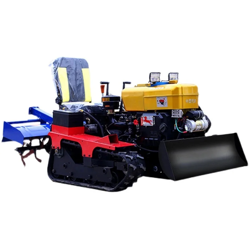 New Mini Orchard Greenhouse Farm Tractor With Loader 40HP 4WD Hydraulic Agricultural Machinery