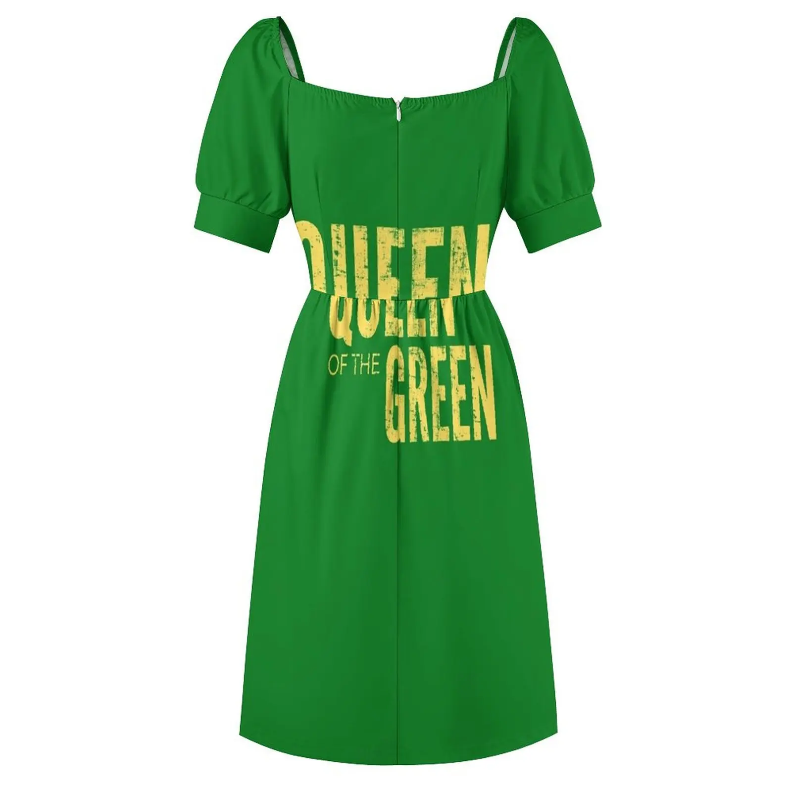 Koningin van het groene golf T-shirt Perfect cadeau voor golfliefhebbers Jurk met korte mouwen Dames zomerrok damesjurk Jurk