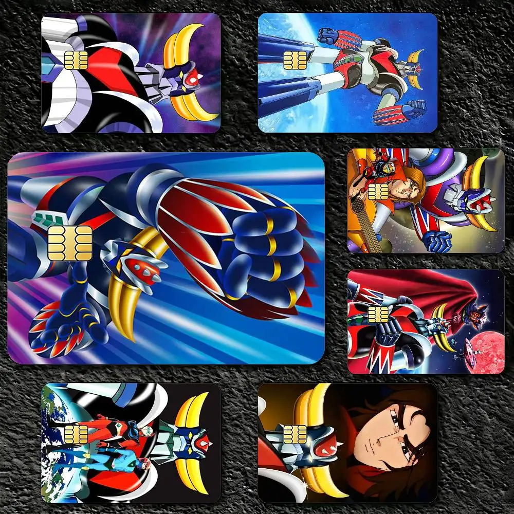 UFO R-Robot G-Goldorak Sticker Decoration Creative Bank Card Bus Metro Waterproof Sticker