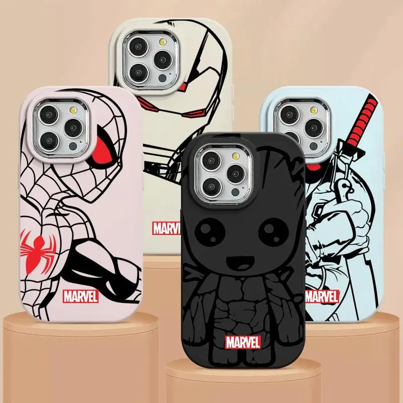 Marvel Iron Man Groot Phone Case for Xiaomi Redmi K40 K60 Ultra A2 A1 Plus 12 10 12C 13C 10A 9T 9A 9 Soft Shell