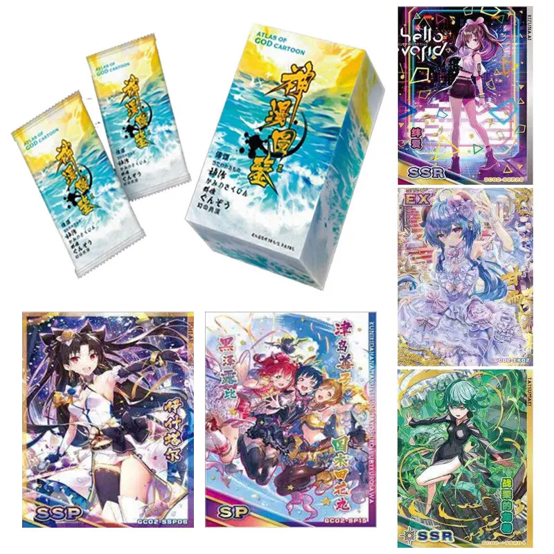 

Bargain Price Atlas Of God Cartoon 2 Collection Card Popular Game Waifu Booster Box ACG TCG CCG Doujin Toys And Hobbies Gift