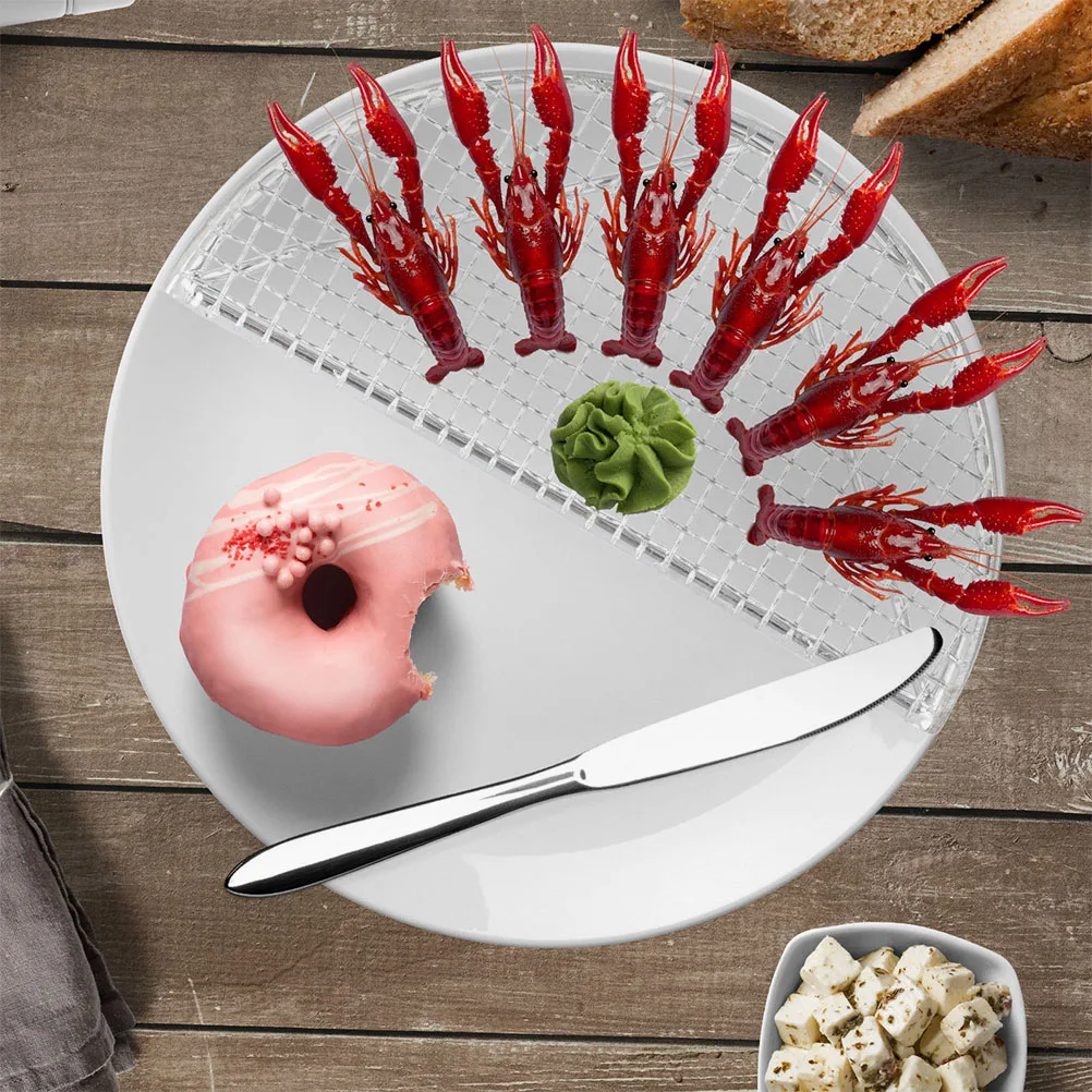 

1Pcs Stainless Steel Semicircular Frying Pan Shelf Kitchen Gadget Oil Filtering Rack Easy to Shape Cake Roast Various Foods