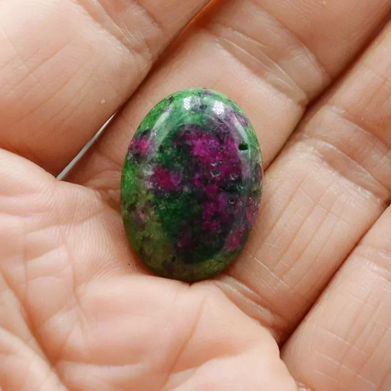 FLTMRH 18mmx25mm Oval Red Agates Beads Cabochon Flatback Dome Undrilled Natural Stone Beads For DIY Pandandt Earring Ring Jewelr image 5