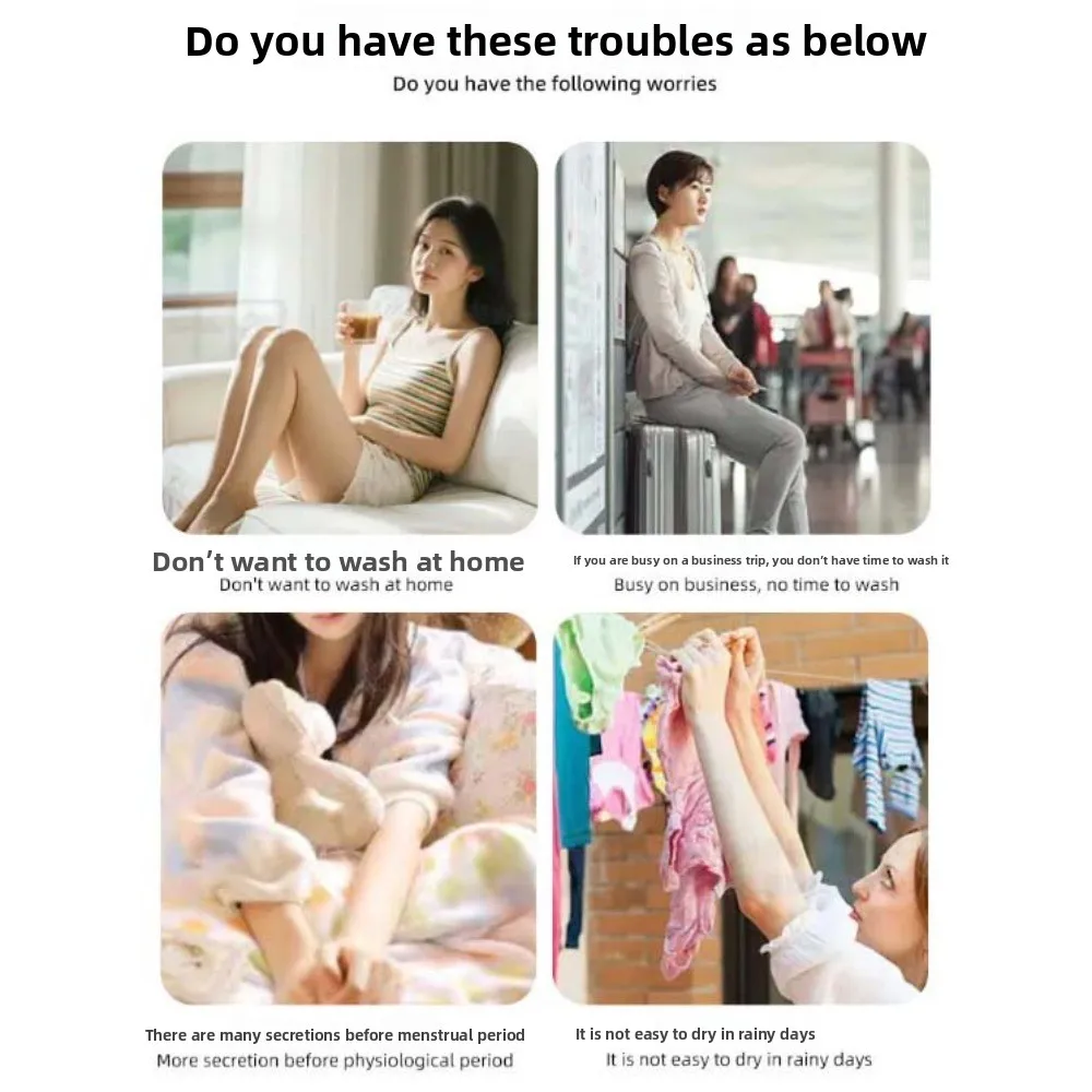 Patch de culottes jetables sans couture pour femmes, 12 pièces, sous-vêtements jetables sans trace, autocollants sans Trace, entrejambe en coton