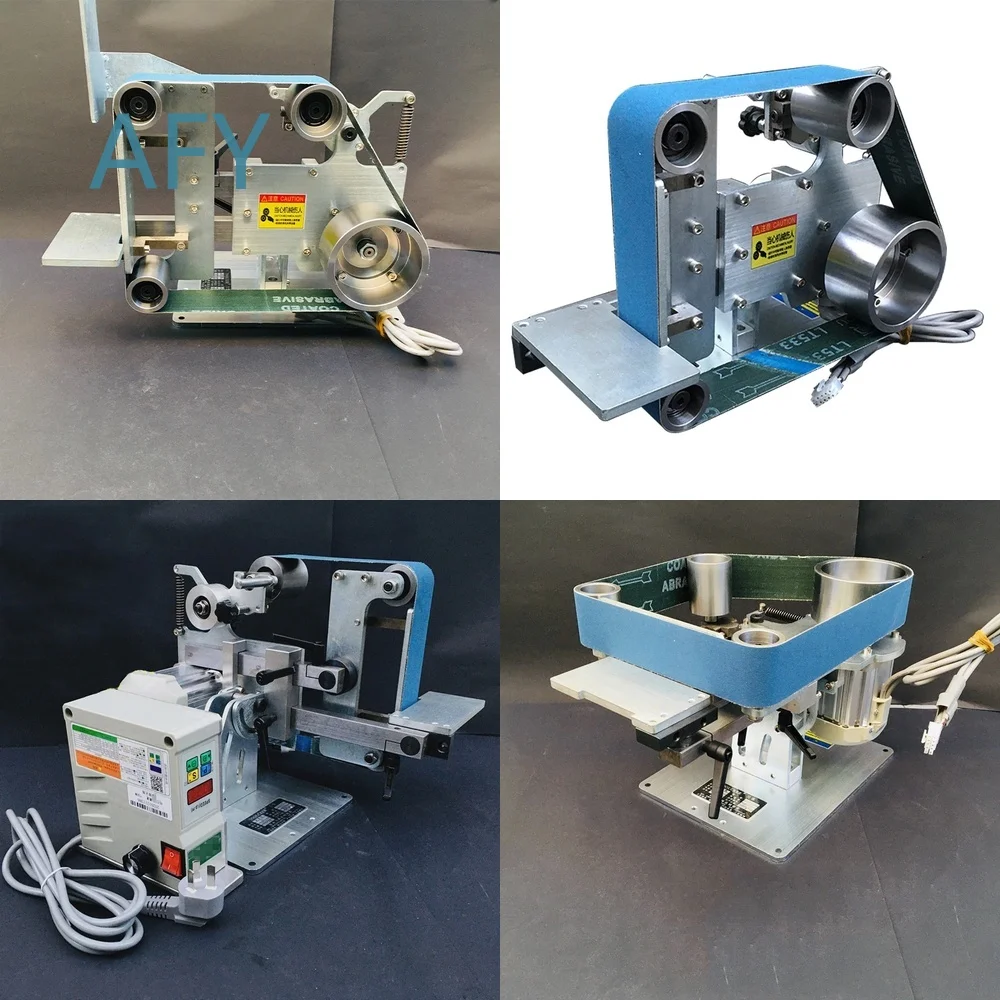 Small Belt Sander Machine for K3 220V 0.75KW Polishing Grinding Tool Abrasive Belt Sander 915x50mm Grooving Sander for Wood