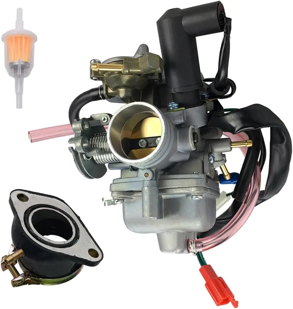 Carburador GY6 de 30MM y 250CC apto para Honda Helix CN250 CF250 Elite 250 CH250 apto para 30mm CF250cc ATV, Go Kart, ciclomotor, Scooter