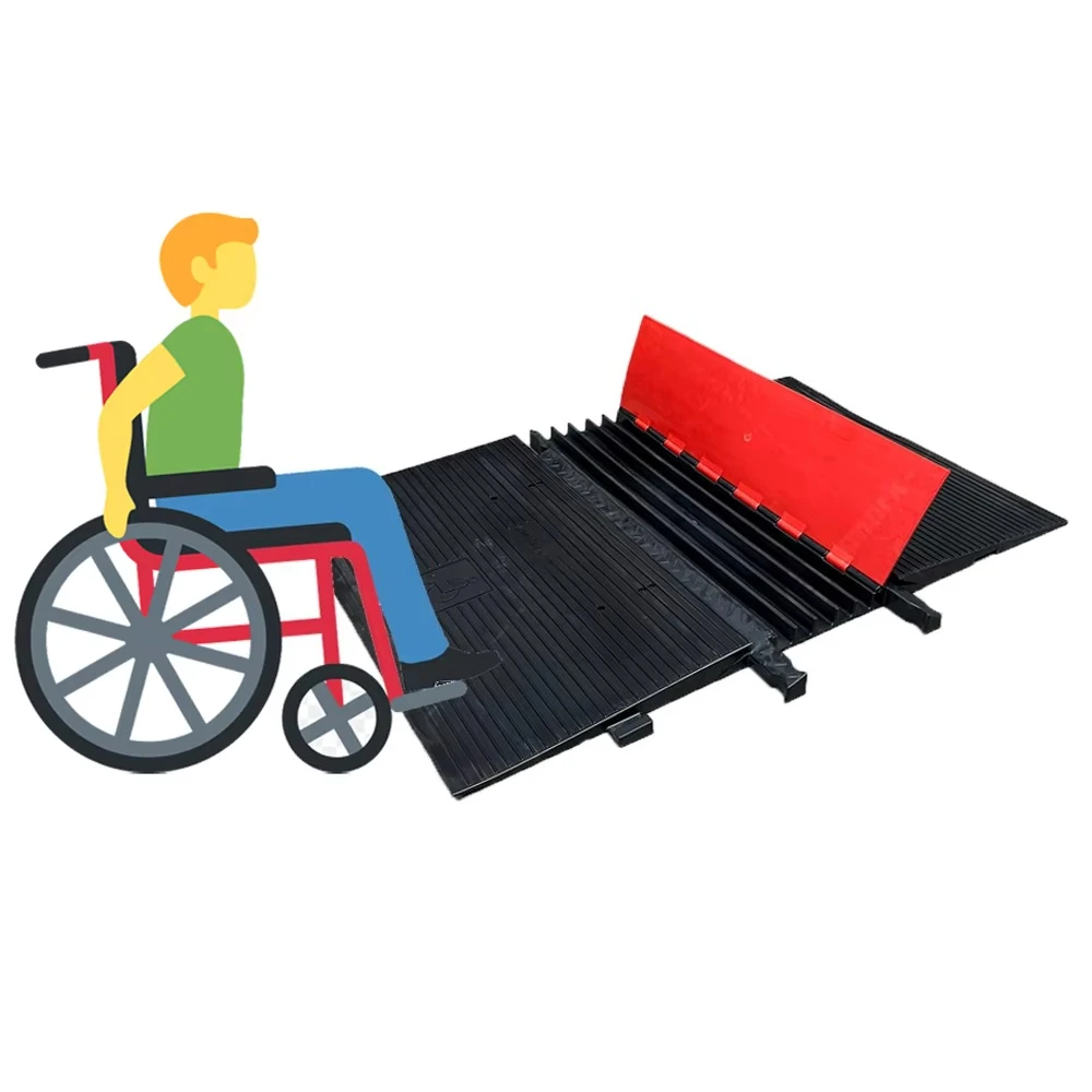 Access Rail Accessories Electric Wheelchair 5 Channel Cable Protector Ramp