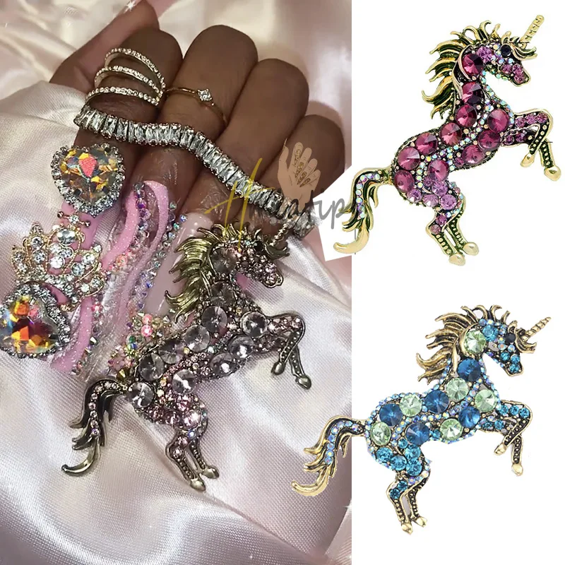 Подвески-для-ногтей-в-форме-большой-лошади-зеленые-кристаллы-крокодил-в-стиле-панк-для-самостоятельного-изготовления-ювелирных-изделий-маникюрные-украшения-для-ногтей-аксессуары