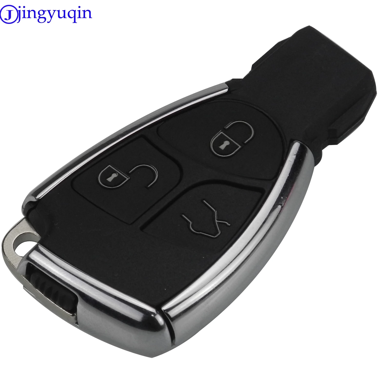 jingyuqin Remote With Chip FSK 433MHZ 3 Buttons Smart Key For Mercedes-Benz B C E ML S CLK CL Vito 639 With Blade