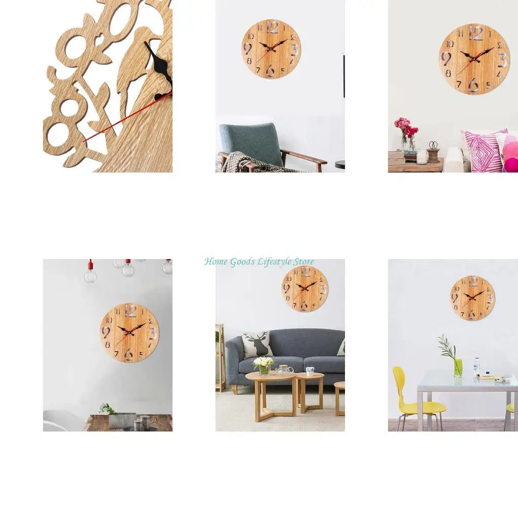 E74E Wooden Retro W…