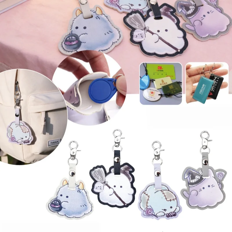 Cartoon Access Control Card Sleeve Irregular Shaped Card Protection Sleeve Minimalist Practical Gift for Office and Students
