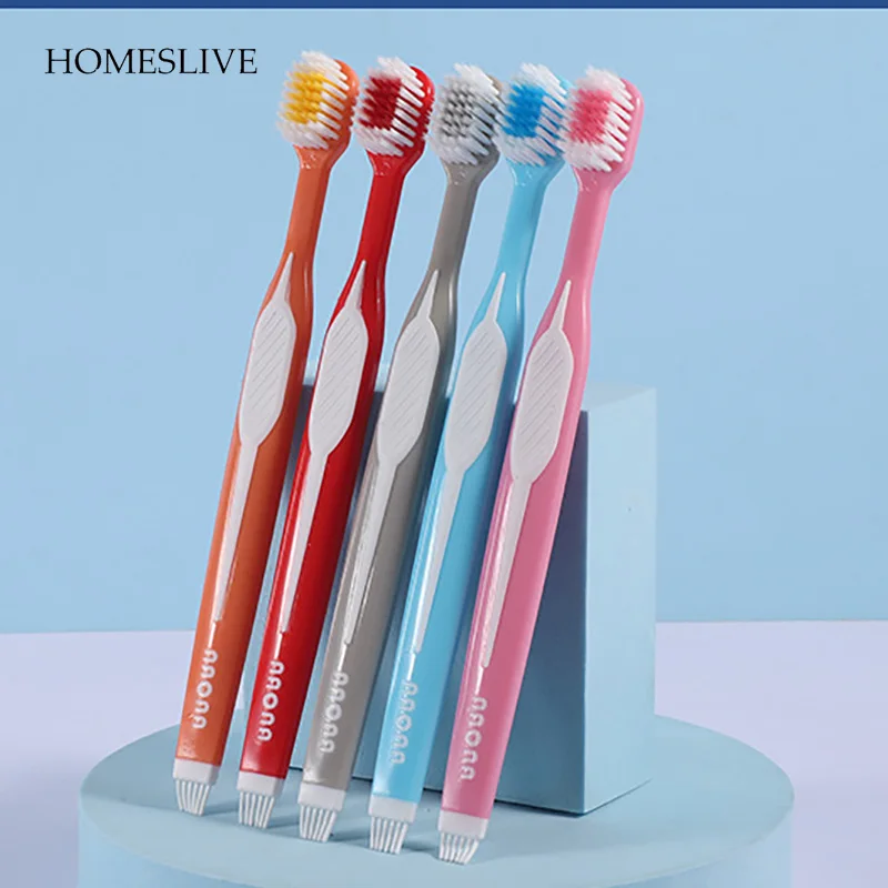 HOMESLIVE 6PCS Toothbrush Dental Beauty Health Accessories For Teeth Whitening Instrument Tongue Scraper Free Shipping Products