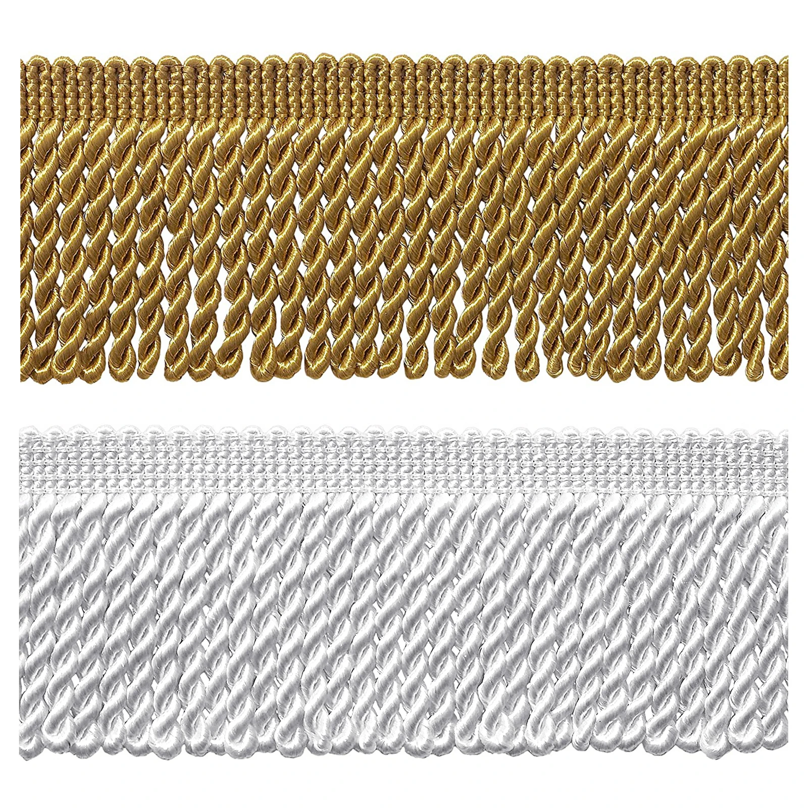 Curtain Fringes Bullion Fringe Trim ( 5.5 cm X 11 M) Fabric Trims Sewing DIY Decoration for Curtain Sofa Clothes