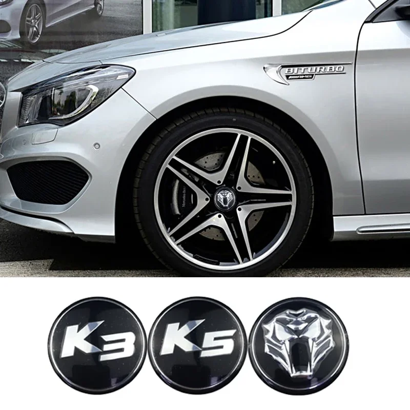 4pcs 56mm Car Wheel Hub Caps Emblem Stickers For KIA K3 K5 Badge  K2 K3 K5 KX3 kX5 RIO Niro Sportage Stinger Carens Soul Ceed view 4