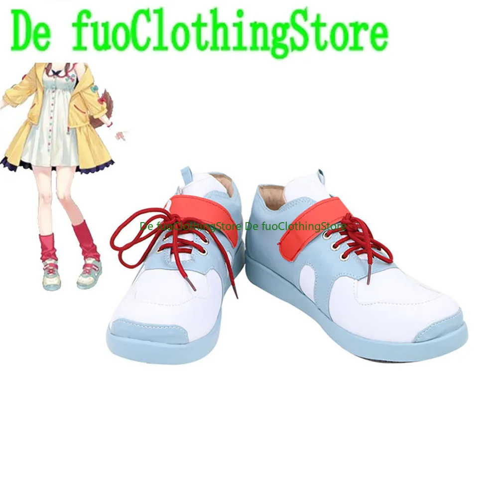 Hololive VTuber Inugami Korone Cosplay Shoes Boots Game Anime Halloween DefuoClothing Shoes Store