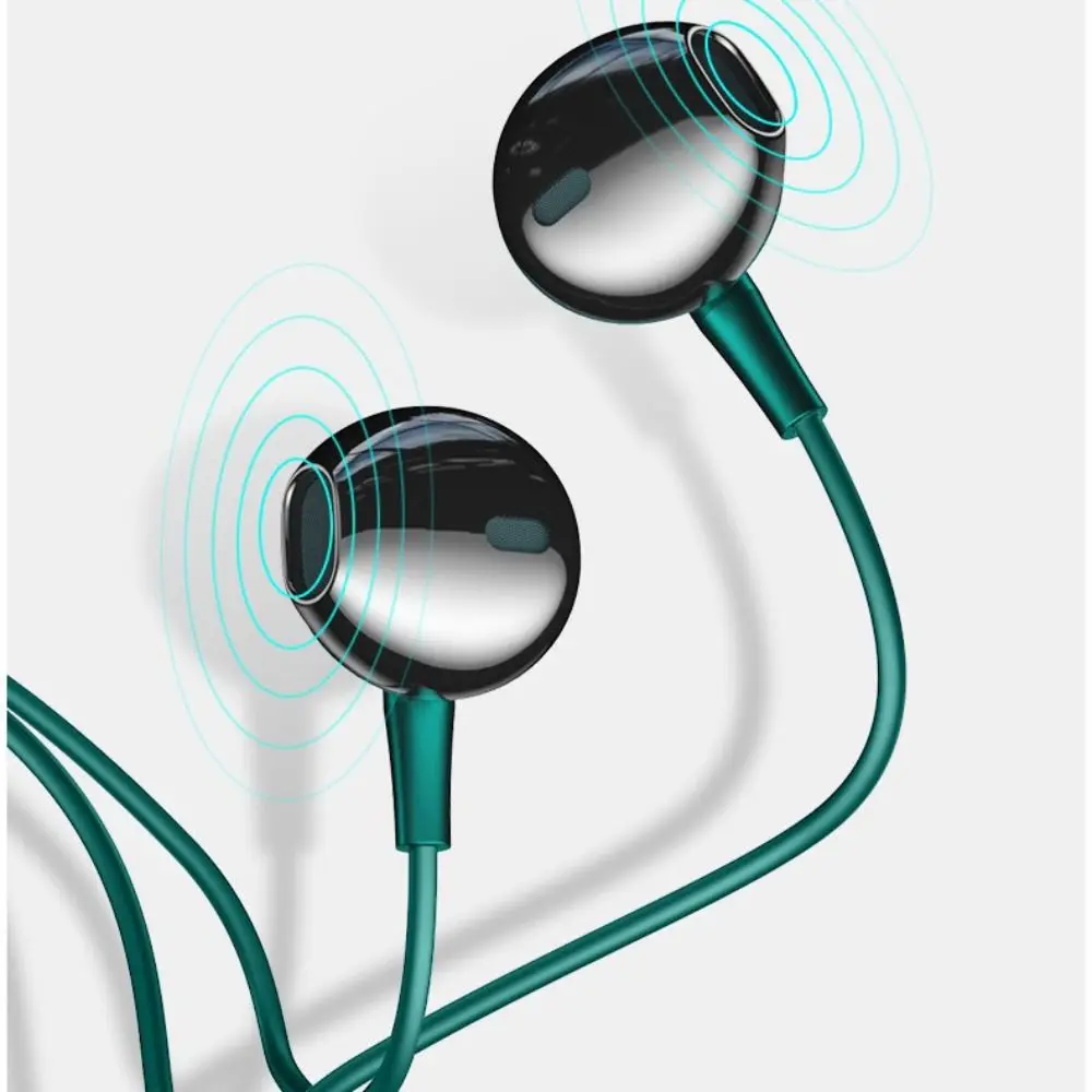 Type-C In-Ear Wired Karaoke Headphones 3.5mm Stereo Music Earbud Handfree Headset Earphones with Mic For Xiaomi For Huawei