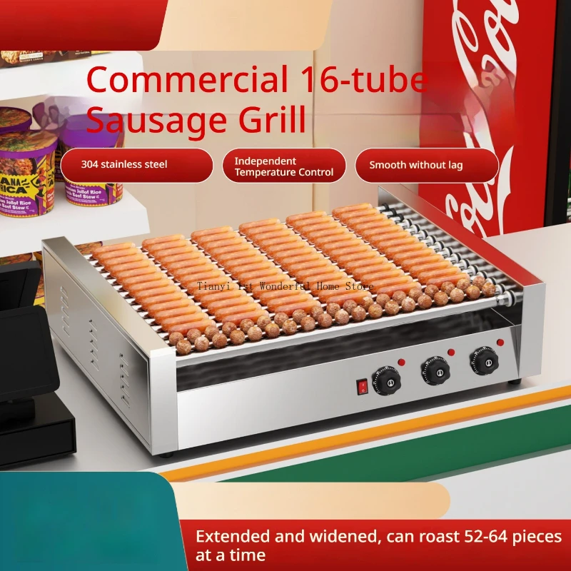 Kitchen Electric Sausage Roller Rolling Type Household Breakfast Sausage Roller Commercial Furniture Grillgeräte MH40KCJ