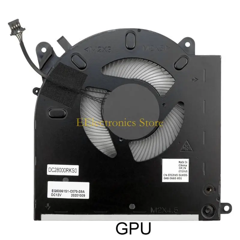 B03C CPU Cooler CPU GPU Fan para M15 Computador