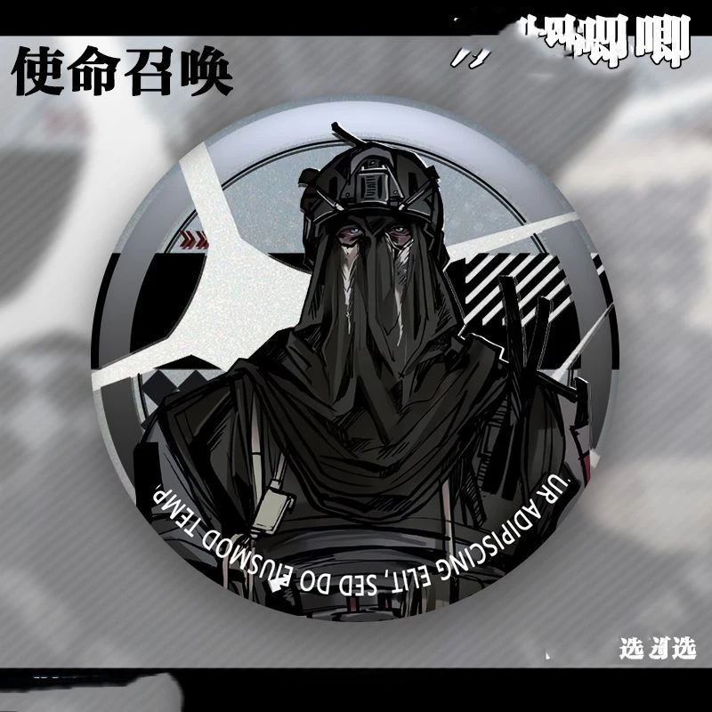 ของเล่นตุ๊กตาโลหะเคลือบลายการ์ตูน คอสเพลย์ เกม โกสต์ คีแกน โคนิก ฟิกเกอร์แอคชั่นการ์ตูน ของขวัญคริสต์มาสสำหรับเด็กและผู้ใหญ่
