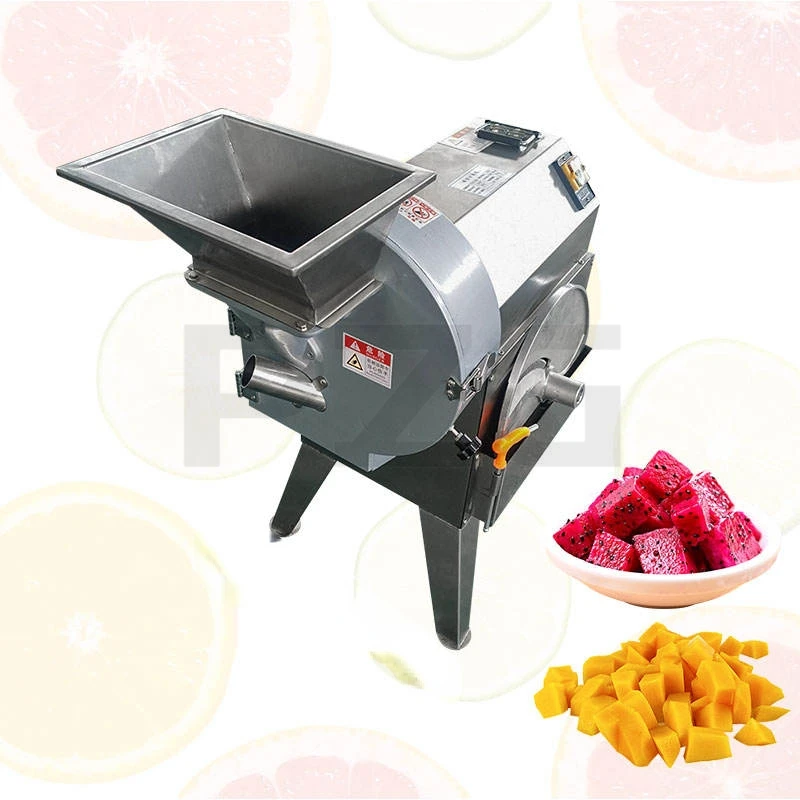 

3 Sets Blade Industrial Onion Potato Carrot Cabbage Cutter Machine Kiwi Fruit Mango Vegetable Dicer Cutting Machine Food