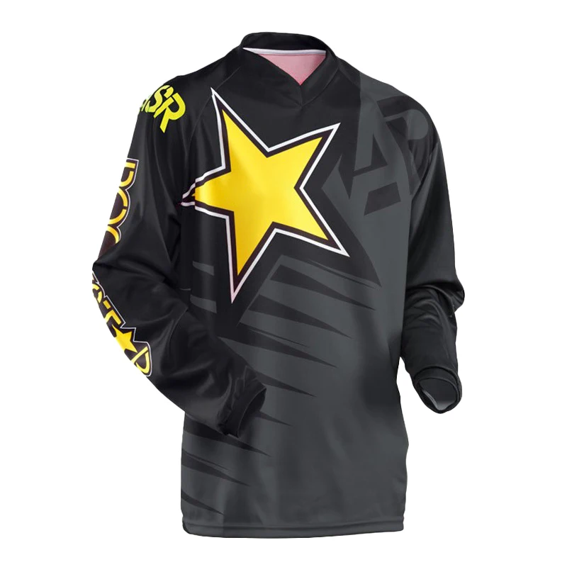 MTB Downhill Cycling Jersey Long Sleeve Motocross Racing Shirt Off Road Dirt Bike ATV Enduro MX Motorcycle Sportswear 6