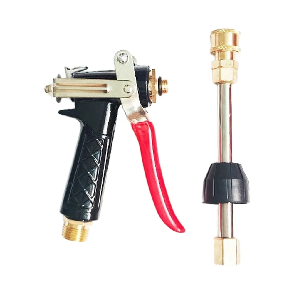 Car Wash Sprayer for High Pressure Washers Featuring Extendable 27.5cm Stainless Steel Wand and Dual Angle Nozzles 15deg 25deg