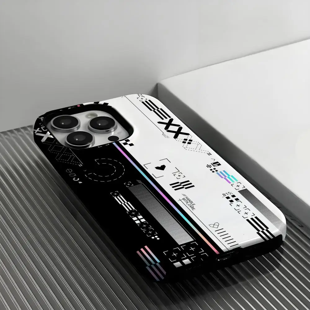 لعبة CSGO Printstream جراب هاتف جراب هاتف مغناطيسي آيفون 16 15 14 13 12 11 Pro Max X XR XSMax 7 8 Plus طبقة لامعة صلبة