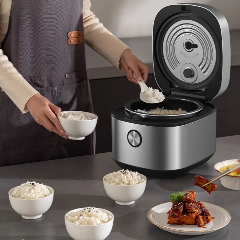 طباخ الأرز المنزلي 4L متعدد الوظائف 2-3 أشخاص قدر الضغط الكهربائي الذكي قدر الضغط الكهربائي آلة الطبخ