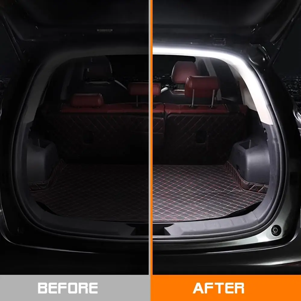 2M/4M Car Trunk High Brightness Ambient Light Strip 12V Car Interior LED Ambient Light Strip Car Decorative Light