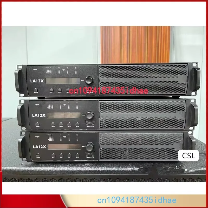 Control de software Dsp de 4 canales 4x2600W/4Ohms LA12X amplificador de potencia conmutada