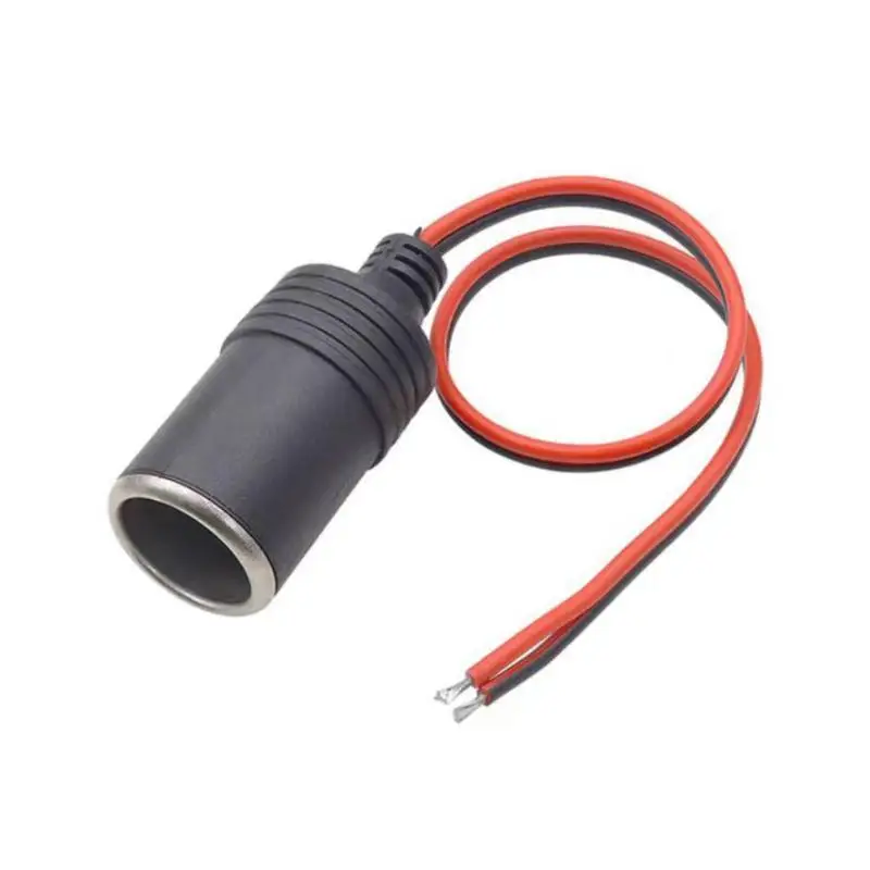 【CMO】10A 20A Max 200W Car Mounted Cigarette Lighter Charger Female Socket Plug 30cm Cable Universal 12V