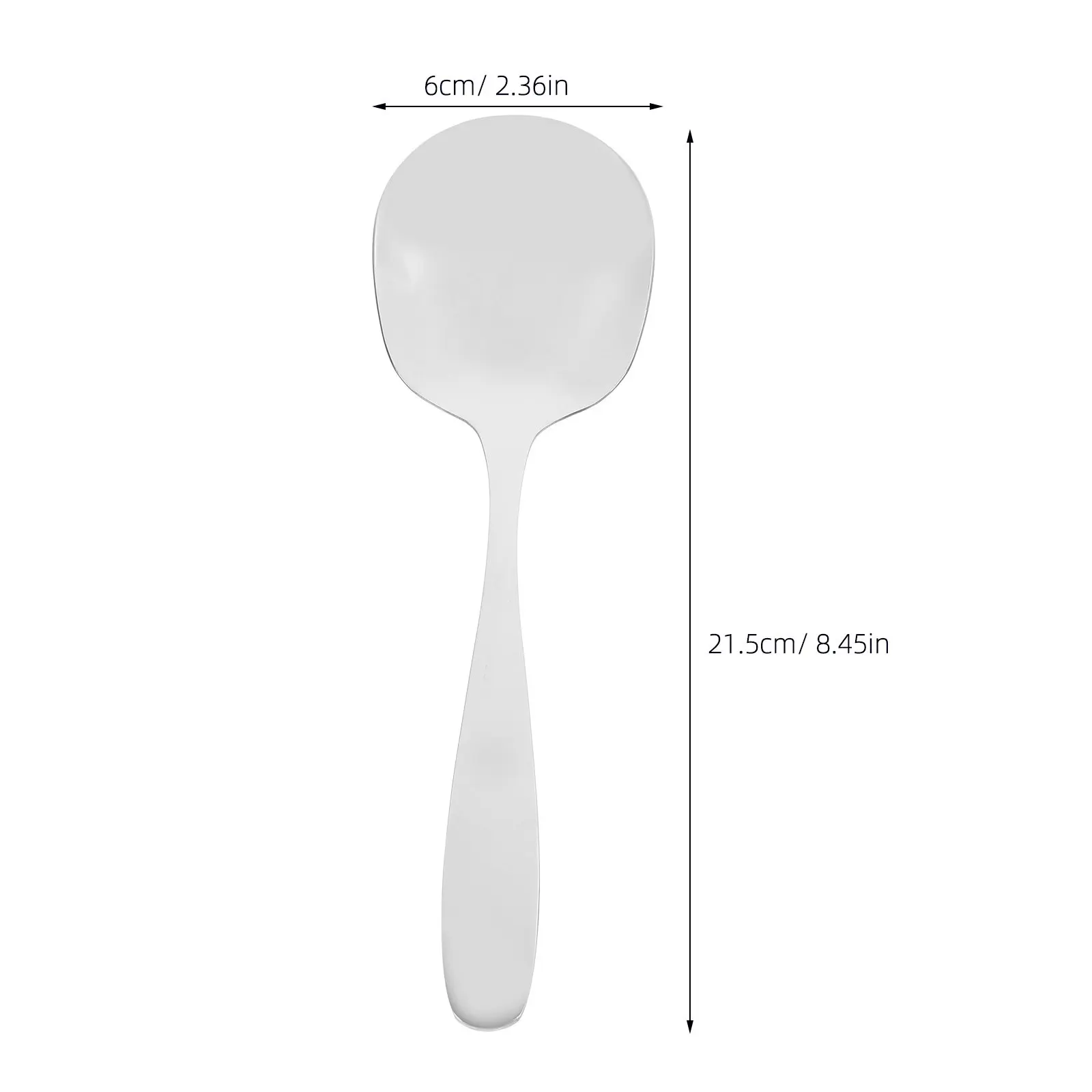 Large Stainless Steel Serving Spoon Thickened Long Handle Soup Ladle Buffet Public Banquet Food Serving Utensil Kitchen Scoop