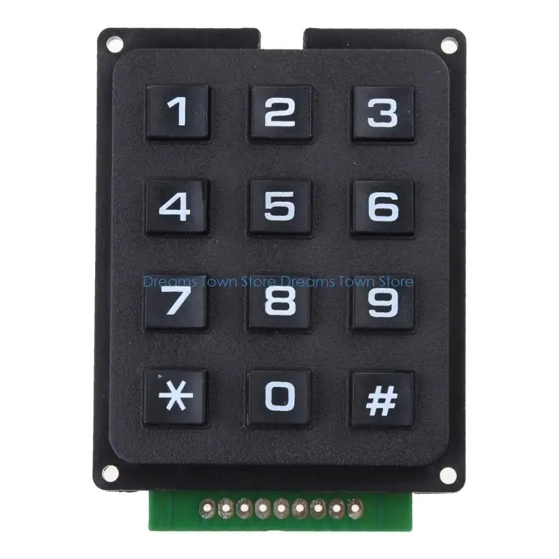 HX6A Matrixes Array 12 Membranes Button Keypad Keyboard 3x4 Control Panel Keyboard