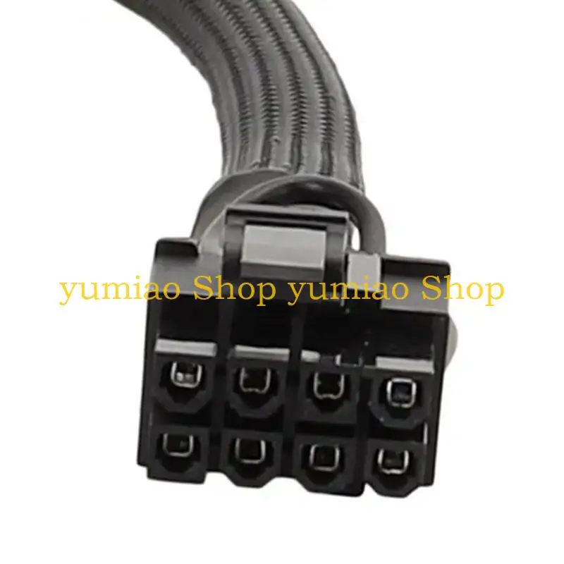 587B 10Pin Male To 6+2 Pin Male Power Connector Cable Easy Installation 10Pin To Double 6+2 Pin Graphics Card Power Cable
