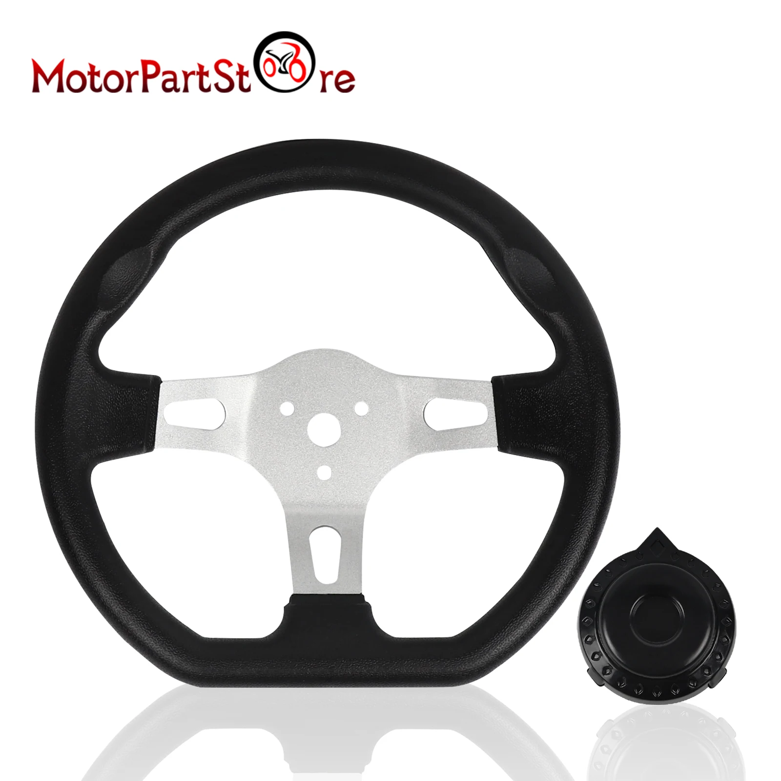 270mm Steering Wheel for Go Kart Off-Road Cart Beach Kart 10.5inch Kids Go Kart Racing Cart Go-Kart Steering Wheel