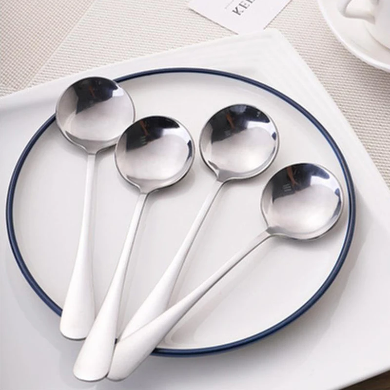 

Stainless Steel Coffee Spoons Long Handle Espresso Stirring Spoons Exquisite Home Café Barista Accessories Dessert Spoon