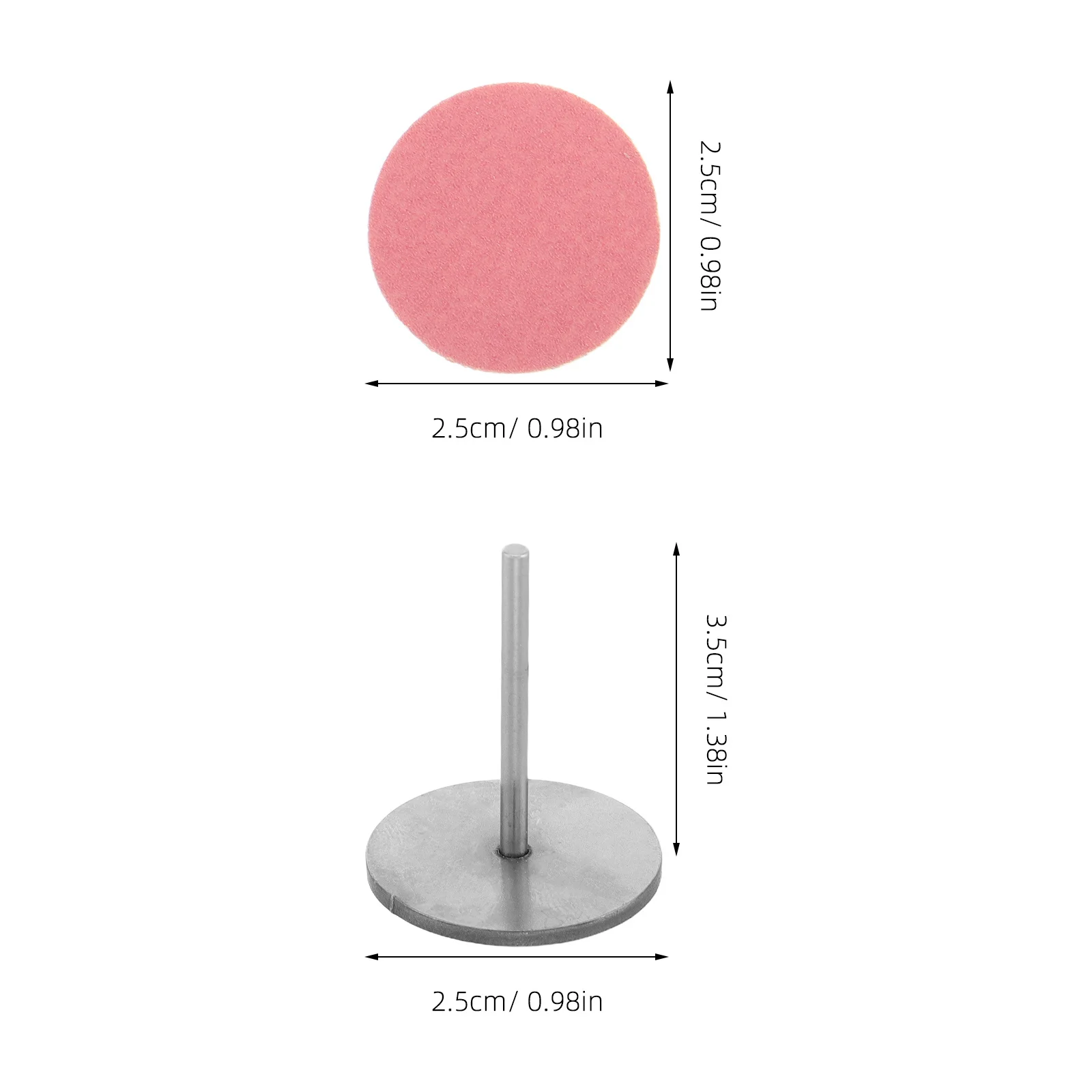 60pcs Nail Sanding Discs Set 180/240 Grit Manicure Pedicure Tools Dead Skin Callus Removal Electric Nail Drill Accessories