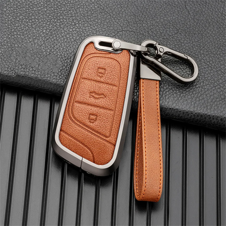 

Car Key Cover For Chery Tiggo 8 7 5X 2019 2020 Smart Keyless Remote Fob Protect Case Keychain Car-Styling Holder Accessories