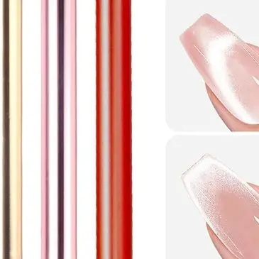 

Сильные магнитные длинные магнитные палочки для ногтей с двойной головкой, магнитный гель-лак «кошачий глаз», ручки для дизайна ногтей для DIY, салона, студии или дома