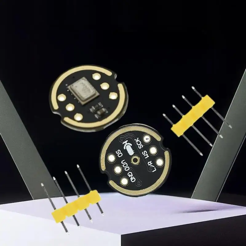 1 Set Omnidirectional High Precision Low Power Ultra-Small Size MS3625 INMP441 I2S Digital Microphone Module For ESP32 &