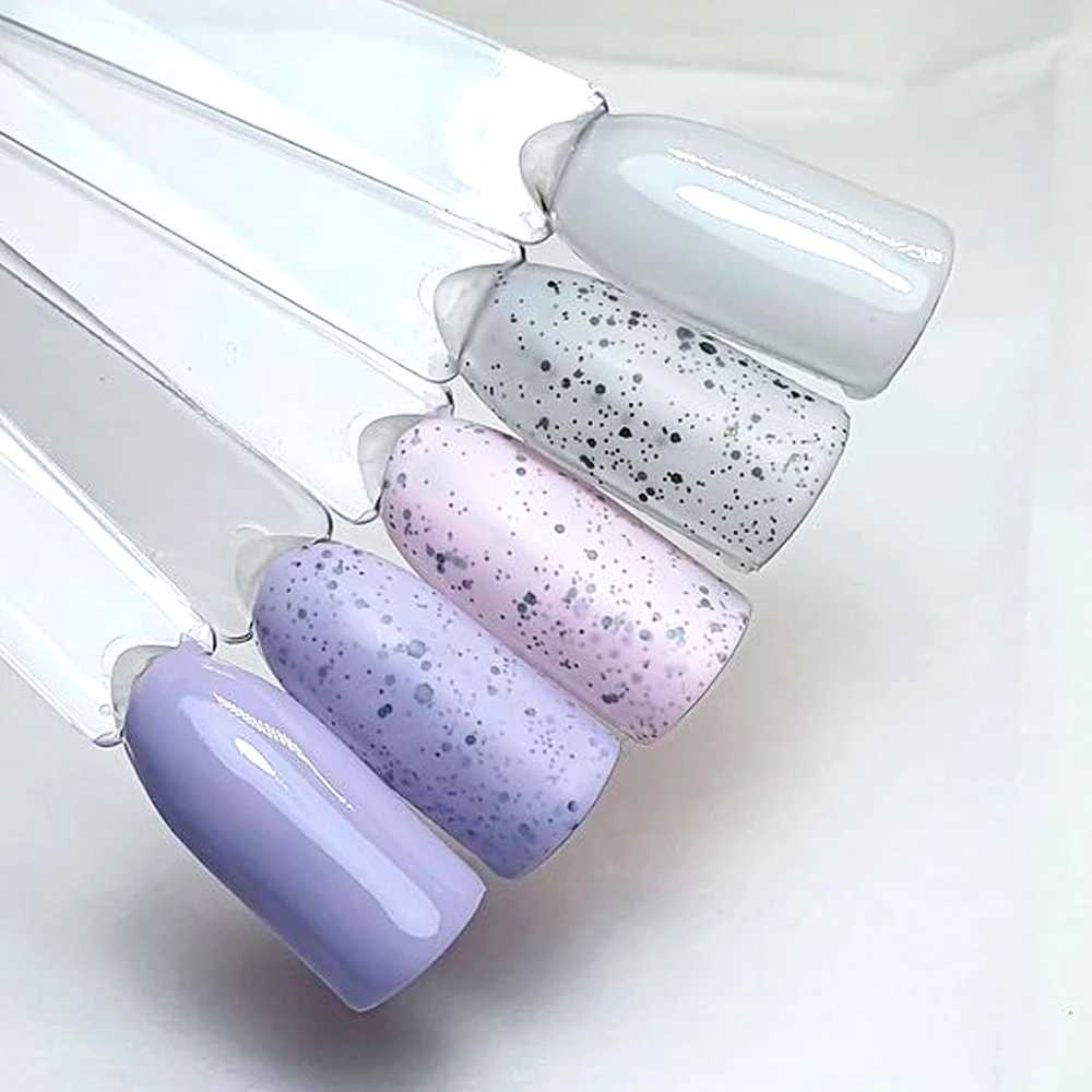 KODIES GEL Smalto per unghie gel guscio d'uovo 15ML Trasparente Nero Bianco Glitter Misto Effetto uovo Smalti gel UV Soak Off Manicure Unghie artistiche