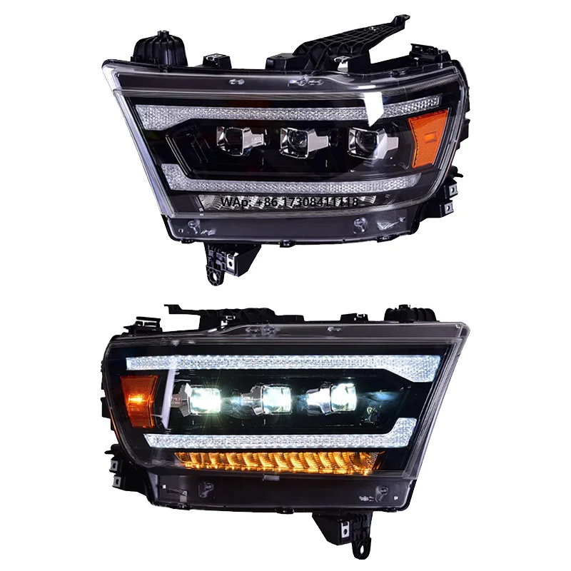 2019 for for 1500 Aluminum LED Headlight Assembly 6000K Color Temperature High Quality DRL Retrofit Upgrade