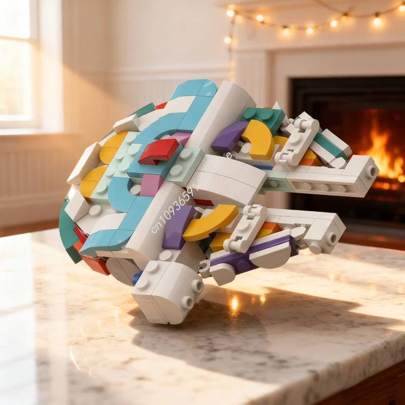 

132 шт. MOC Rainbow Falcon Creator 3 1ed модель строительные блоки архитектура Рождественский подарок сборные игрушки DIY идея образование кирпич