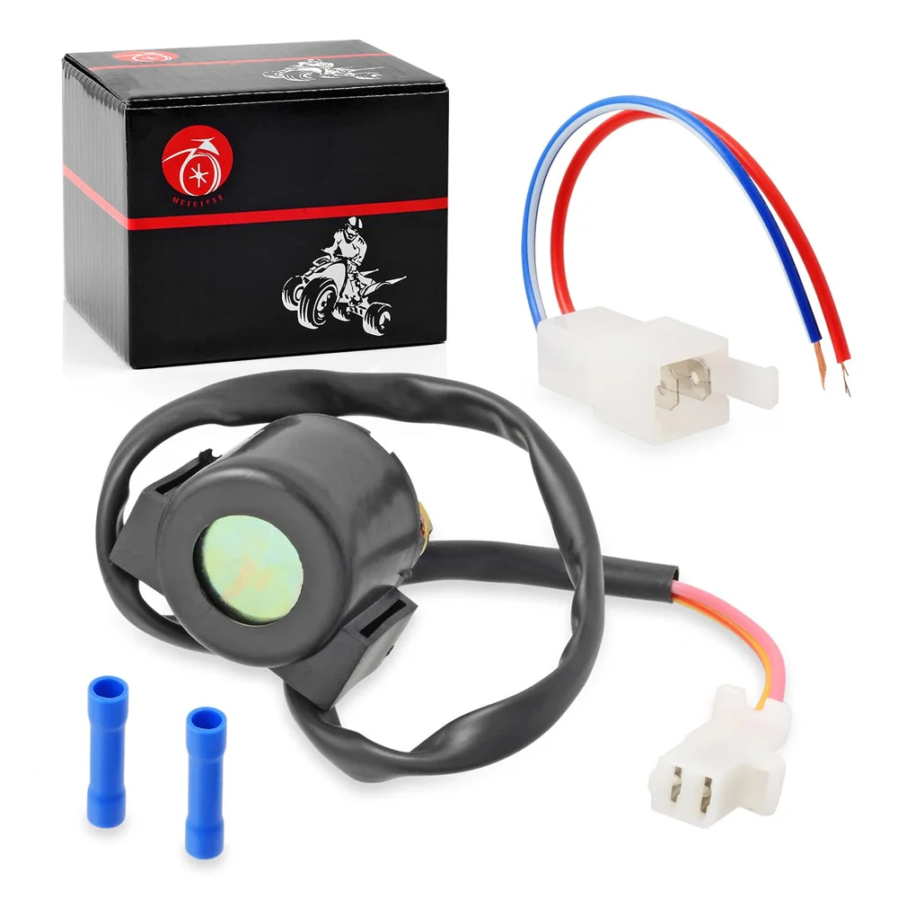 Starter Solenoid Relay & Plug For Yamaha Moto-4 YFM200 Warrior Big Bear 350 YFB250 Breeze 125 TW BW200 VWX1200 XV535 XT225 XJ550