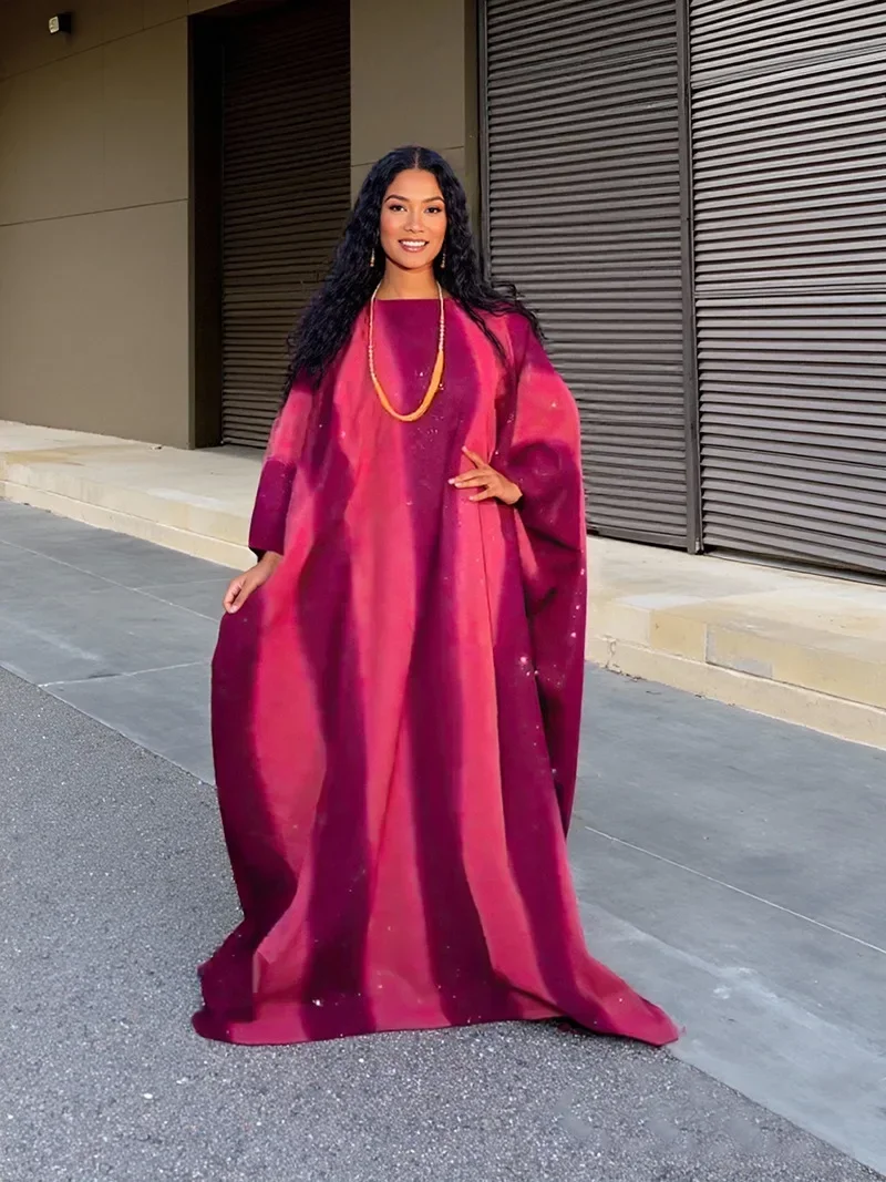 

Elegant Satin Robe for Women Stylish Middle Eastern Dubai Kaftan-Perfect for Ramadan Festivals New in Evening Dresses Collection