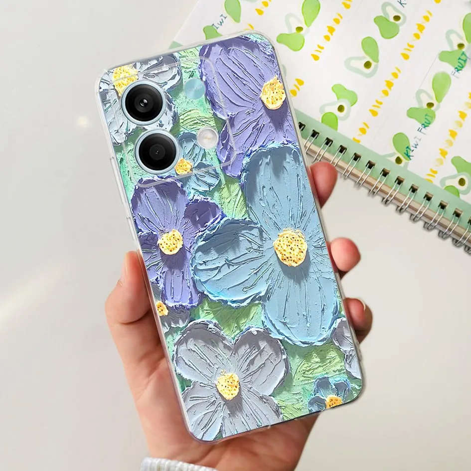 For Xiaomi Redmi Note 13 Pro 4G Case Fashion Leopard TPU Silicone Soft Fundas For Xiaomi Redmi Note 13 Coque on Note13 4G Bumper